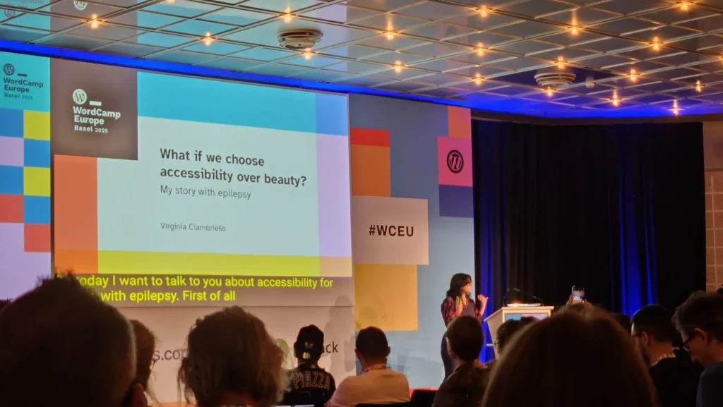 WordCamp EU 2025:  Virginia Ciambriello über Accessibility im Web